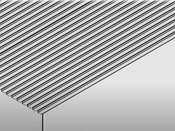 Pose des profilés verticaux de la cloison