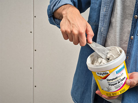 Mastic pour plaques de plâtre Polyfilla