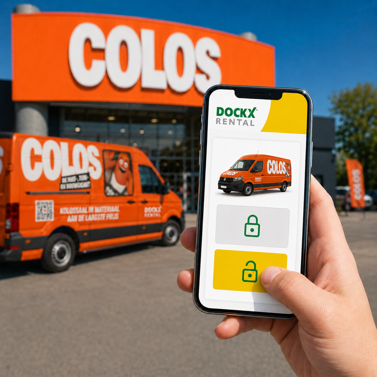 Dockx rental bij COLOS