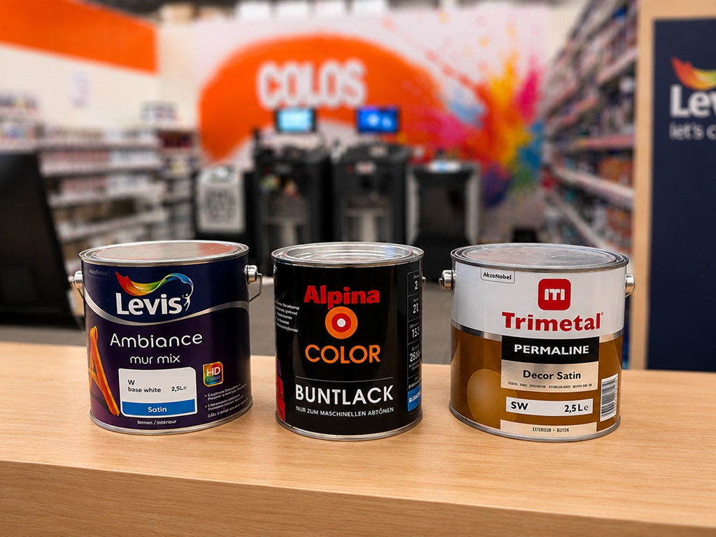 Service de mélange de peinture chez COLOS