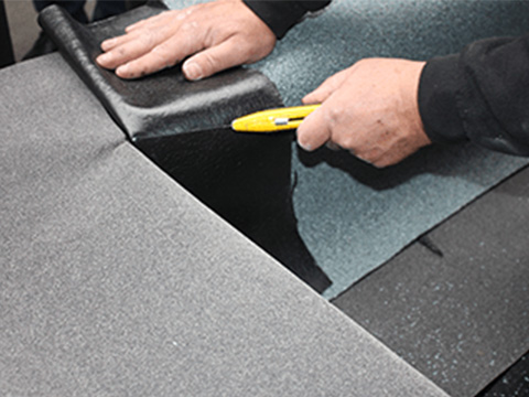 Dakopstanden schuin plaatsen met roofing