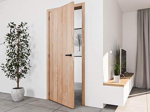 Houten binnendeuren in Scandinavische stijl