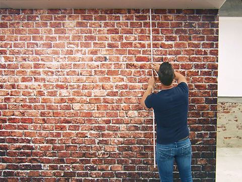 Lijnen tekenen op binnenmuur
