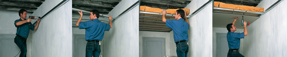 Vals plafond plaatsen
